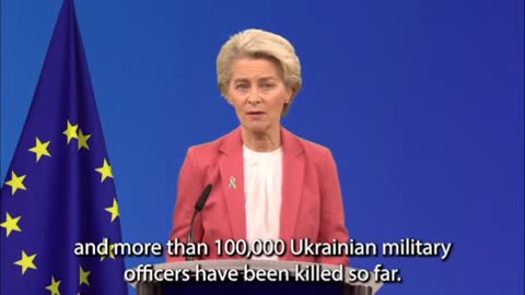 Ursula Von der Lier more tan 100k ukranian soldiers KIA