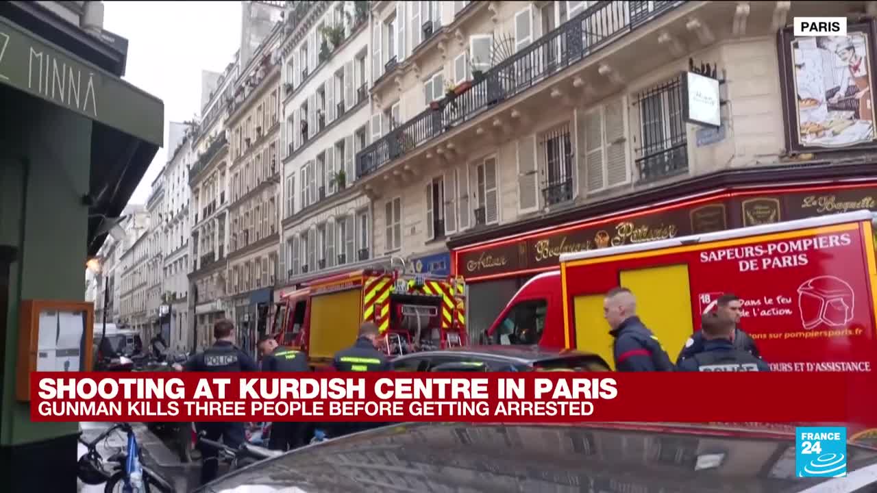 Three killed, several injured after shooting incident in central Paris • FRANCE 24 English