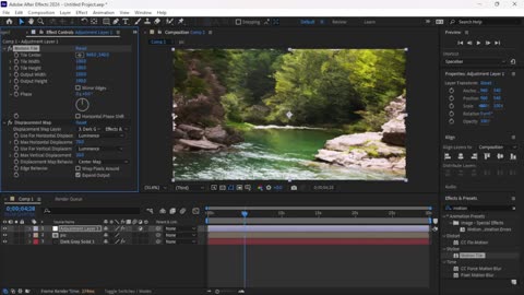 Creating Animated Water Surface from Still Images in After Effects