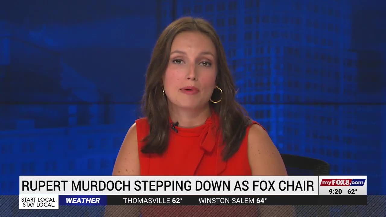Rupert Murdoch stepping down as Fox chair