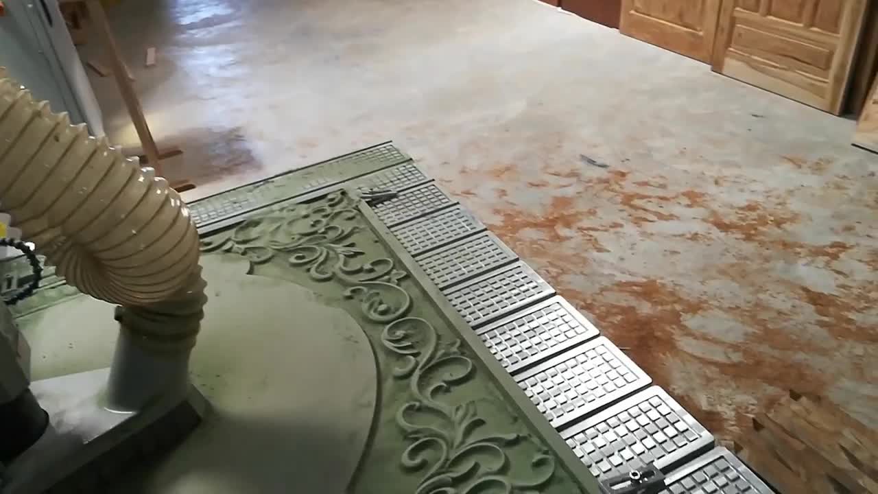 MDF carving design - Flexicam cnc machine German technology
