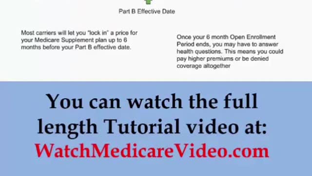 Part 32 - Medicare Tutorial - What is the Open Enrollment Period?