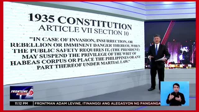 NEWS ExplainED:Bakit idineklara angMartial Law?