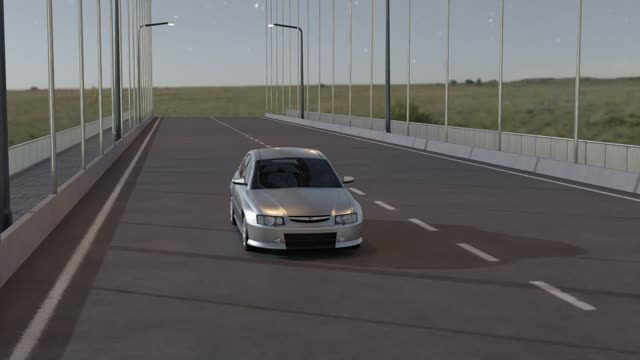 Car animation with blender