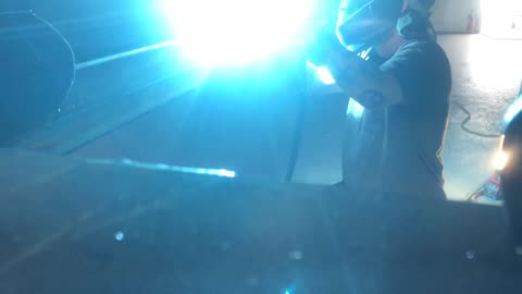 Welding FishPlates Time Lapse