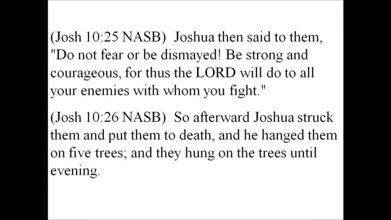 Joshua 9&10 - You can be tricked if you don't ask the Heavenly Father before making decisions.