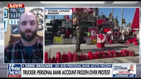 Truckers' personal bank account frozen over protest in Ottawa!