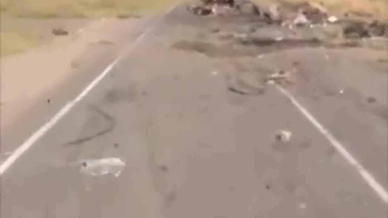 Russians Film the Most Dangerous Road in The Country