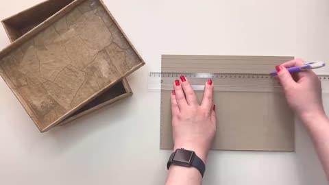 DIY How to make a beautiful cardboard box | Cardboard idea