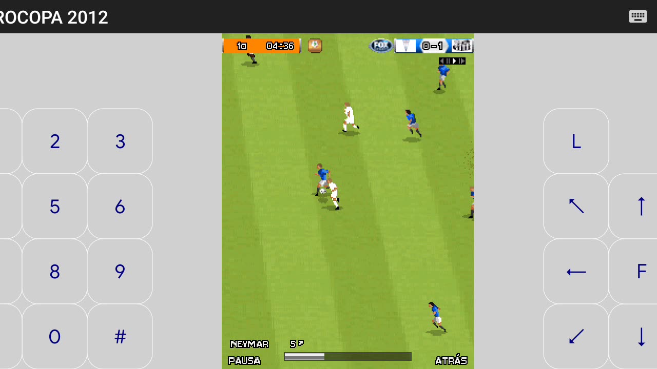 Jogo 2 - Santos - Libertadores Pes Java 2012 - Modo Difícil