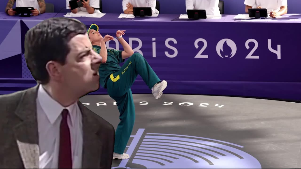 Mr Bean visits the 2024 Paris Olympics