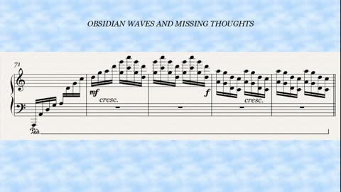 Obsidian Waves and Missing Thoughts