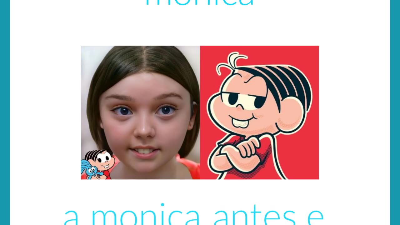 A MONICA antes e depois #shorts