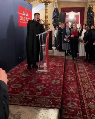 ISLAMIC CALL TO PRAYER IN LONDON'S BUCKINGHAM PALACE, OFFICIAL RESIDENCE OF UK KING CHARLES III