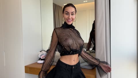 4K Carla Marini’s Transparent Clothing Try-On Chic & Bold Fashion Ideas Haul #bikini #tryonhaul2024