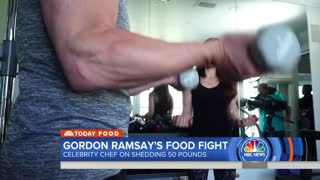 Chef Gordon Ramsay working to lose 50 pounds