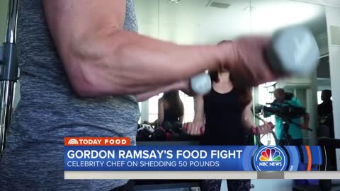 Chef Gordon Ramsay working to lose 50 pounds