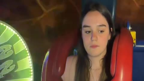 # sling shot viral Video # Cute lady sling shot ride # plz watch