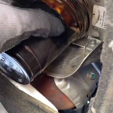 Oil filter trick