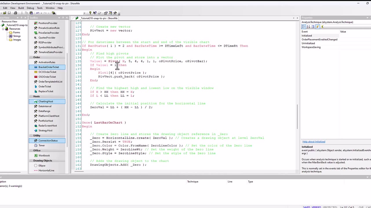 Tutorial 210 | Make a horizontal line 'snap' to pivots