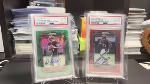 Prizm NFL Hits - Desmond Ridder PSA Graded S1E27