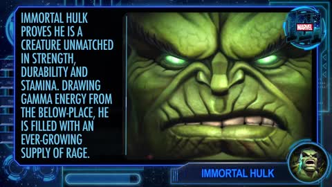 Marvel Contest of Champions' Immortal Hulk Marvel 101