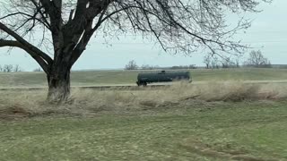 Empty Train Car Racing in Walla Walla County