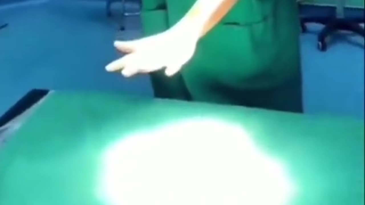 Surgical lights cast no visible shadow