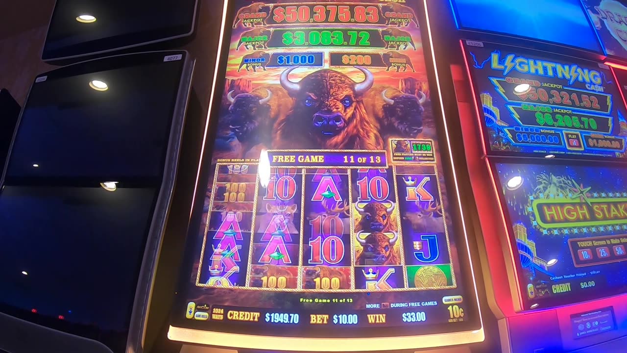 Buffalo Cash Slot Machine Play Low Roller Bonuses Free Games!