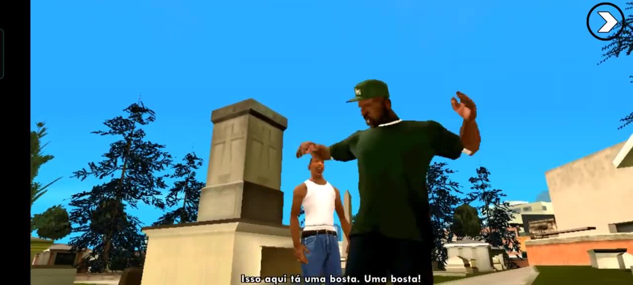 GTA San Andreas Dublado, Missão 1- Confusão no Enterro