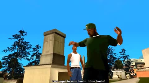 GTA San Andreas Dublado, Missão 1- Confusão no Enterro