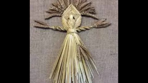 Making a Corn Dolly