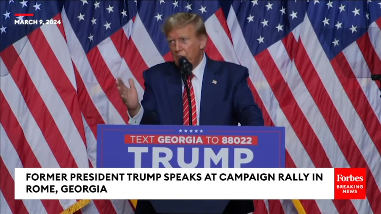 Trump Slams E. Jean Carroll In Rant About $91.6 Million Bond During Georgia Rally