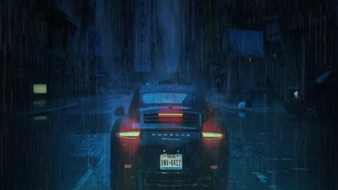 Rain Sounds inside a car for Sleeping - Sound of Rain - Sleep - Relax