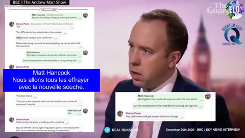 ▶ EXTRAIT-RQ (9 mars 23) : MATT HANCOCK sur les chaînes télé...