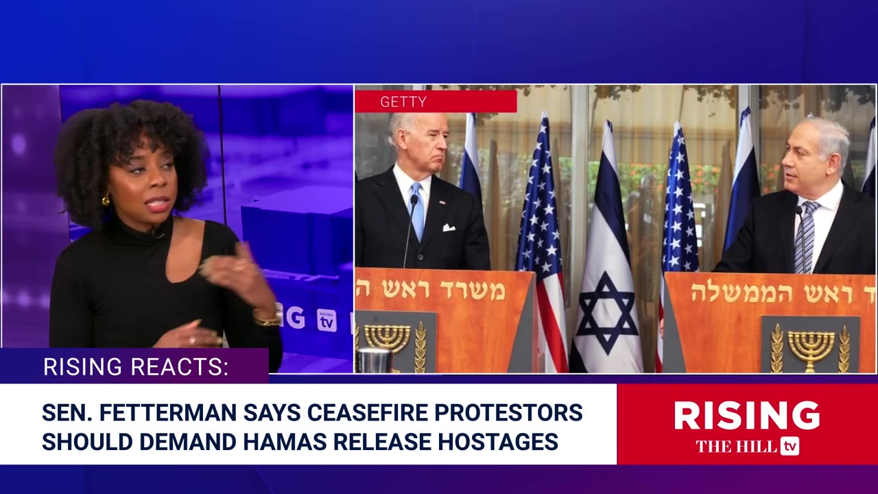 WATCH: John Fetterman SLAMS Ceasefire Protestors, Says They Should Focus on FREEING Israeli Hostages