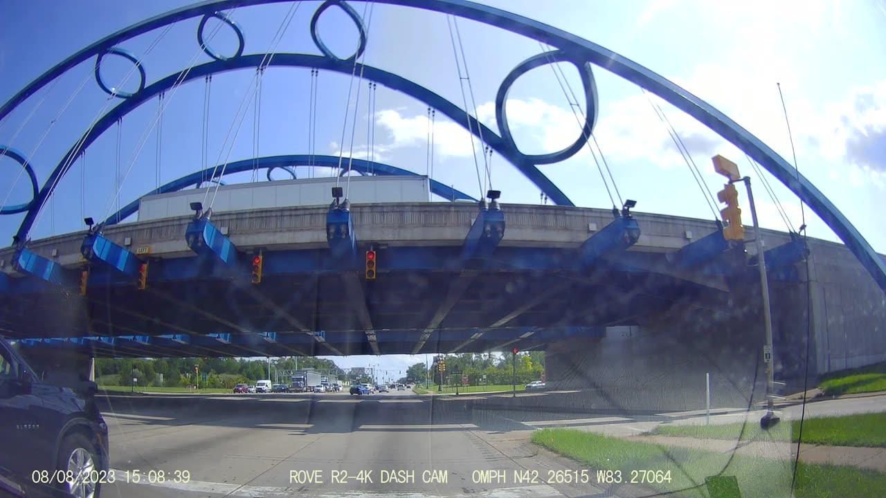 Roundtrip Drive From Levagood Neighborhood, Dearborn; To Post Office, Goddard Rd, Taylor, MI, 8/8/23