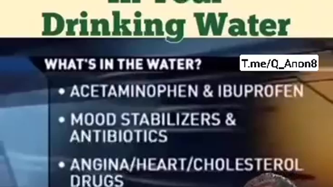 Drinking water in the US is endocrine disrupting (EDC), and... Sex hormones!