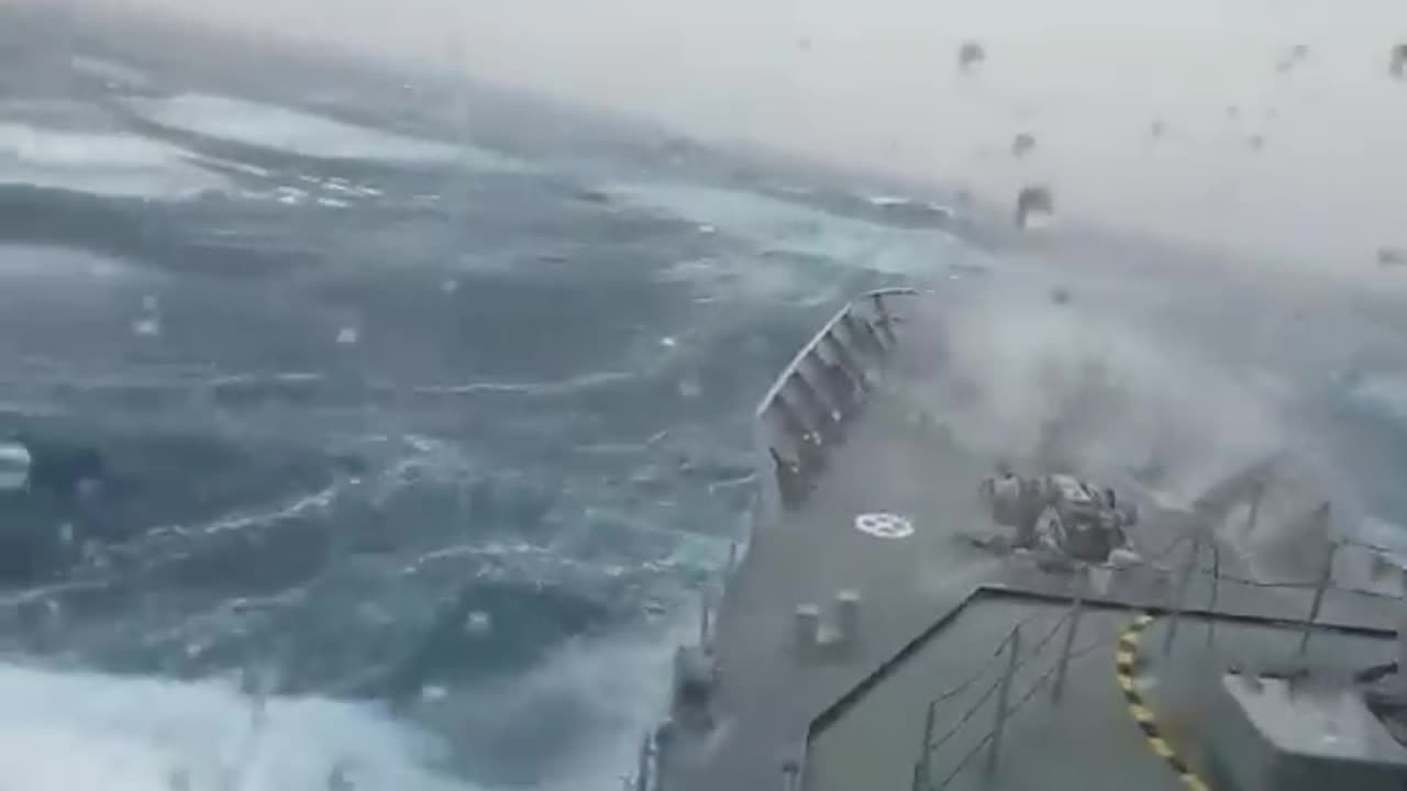 Southern ocean storm