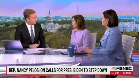 Nancy Pelosi: "It’s up to the president to decide if he’s going to run"