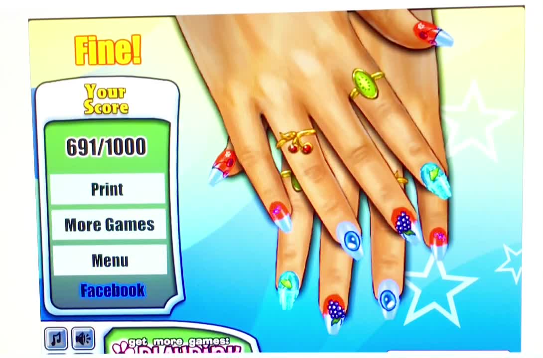 Doing nails