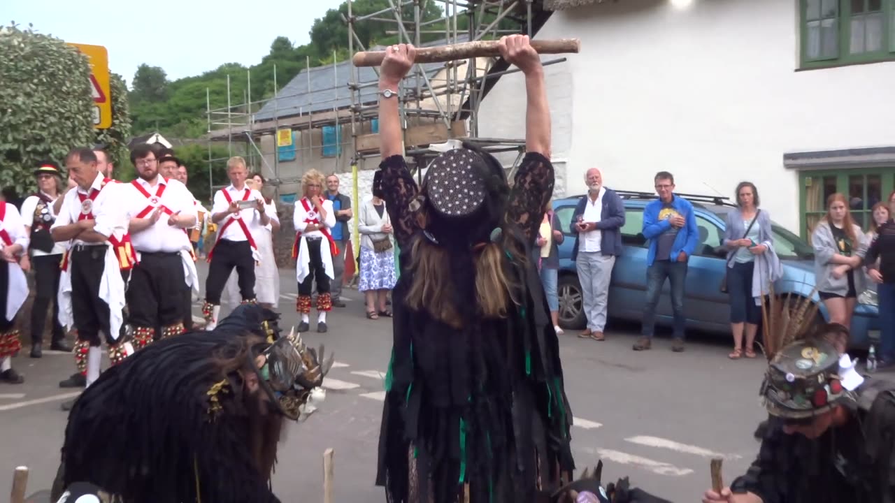 Beltane Border Morris - Black Fox - Church House Inn 16 Jun 23