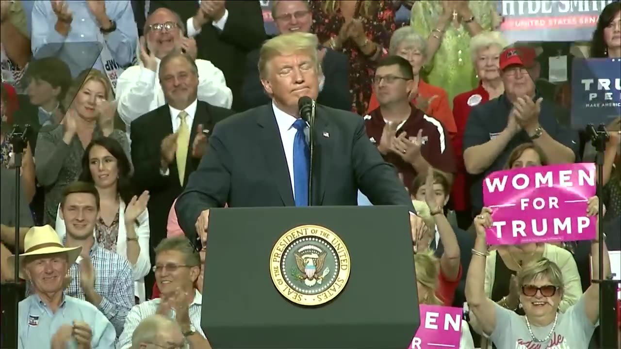 Trump mocks Christine Blasey Ford's testimony Oct 2, 2018