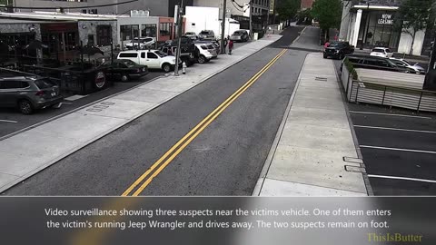 Atlanta officers arrest two when they stole a Jeep Wrangler that was running outside a business
