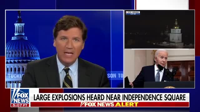 TUCKER. TO" BIDEN" BROKE THE OLDEST RULE.