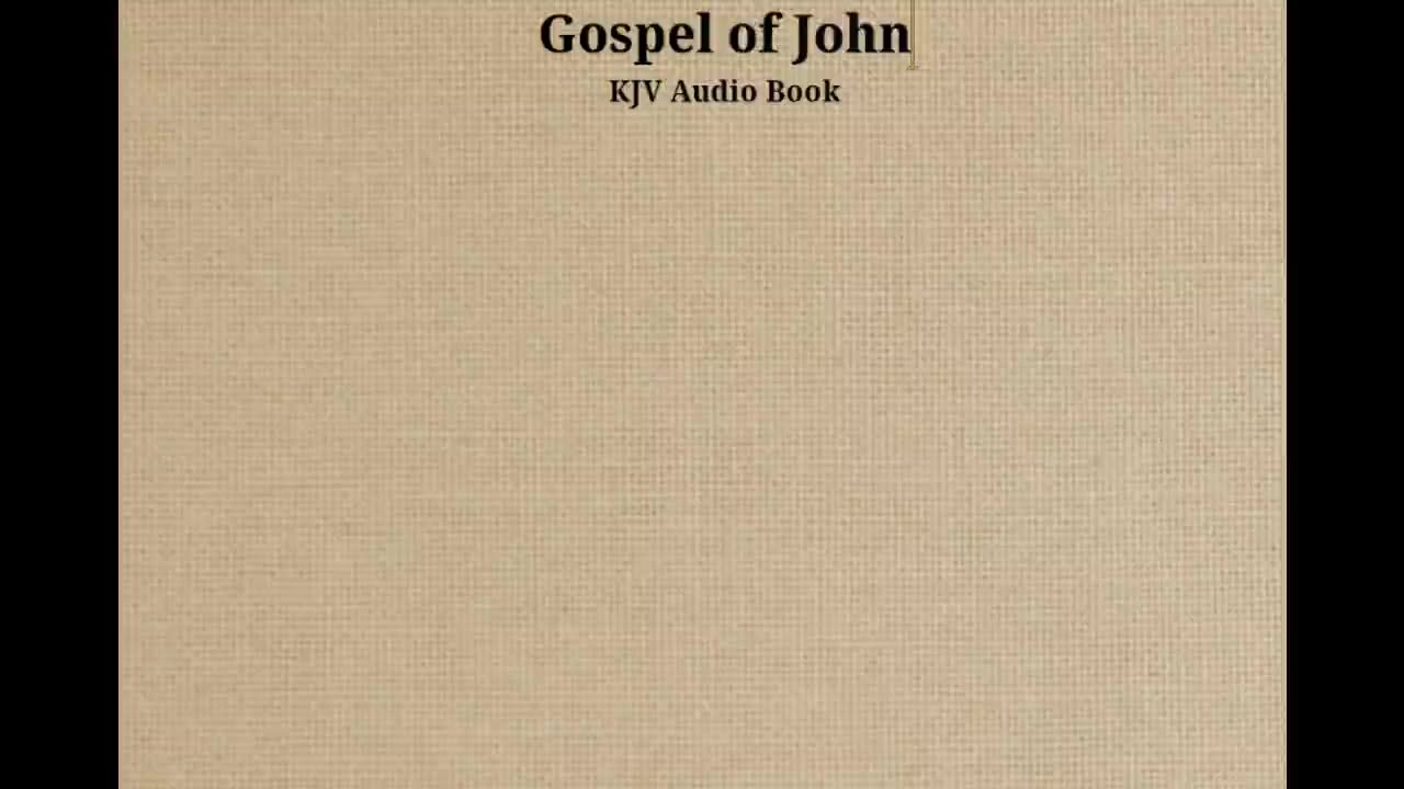 Gospel of John - Ch 3 - KJV