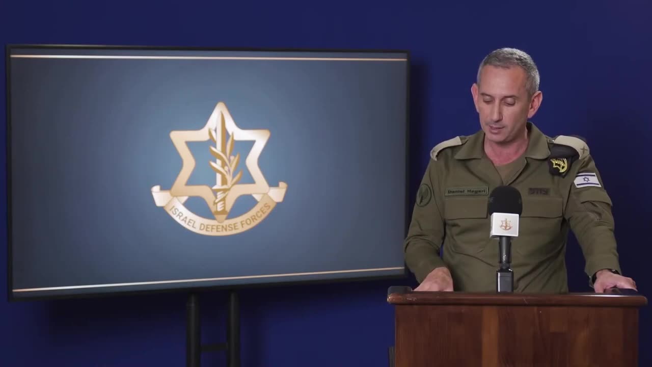 A Briefing by IDF Spokesperson RAdm. Daniel Hagari About Hamas’ Exploitation of