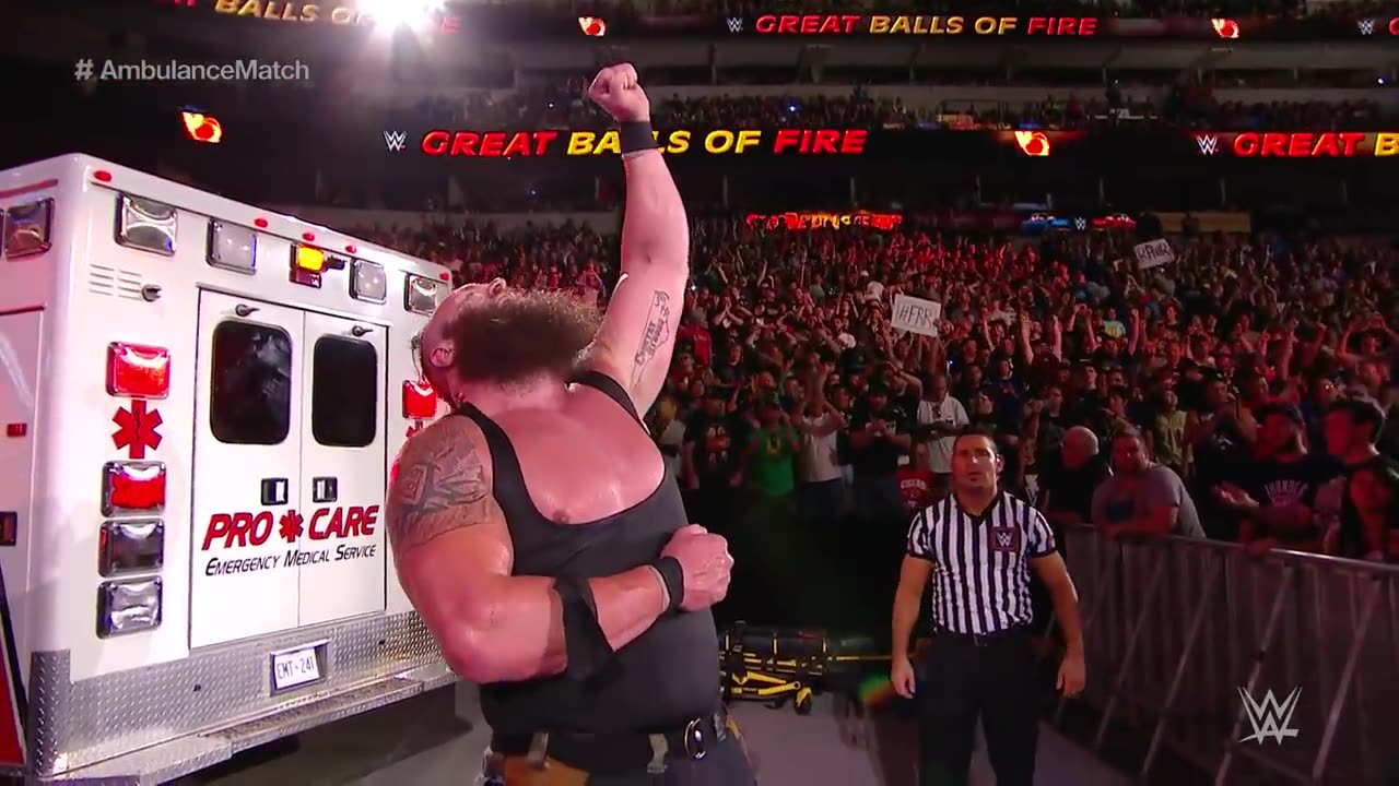 FULL MATCH - Roman Reigns vs. Braun Strowman – Ambulance Match_ Great Balls of F