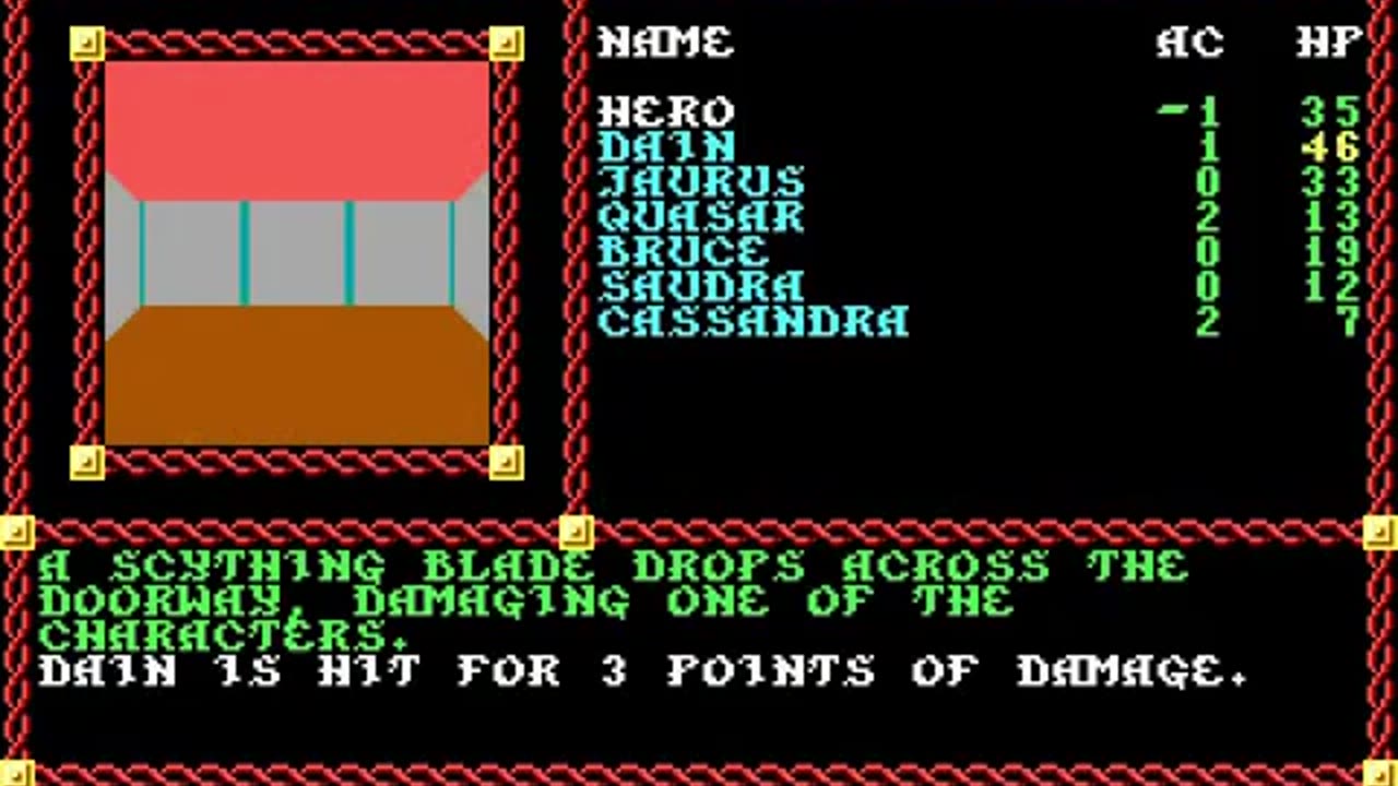 Review & Partial Walkthrough of AD&D Pool of Radiance (DOS)