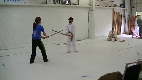 Simone & Chris 9th Test 3-25-23 Pt 3 Sc A wooden swords